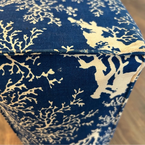 Vintage Margaret Smith Tote Bag Blue and White - Picture 13 of 16